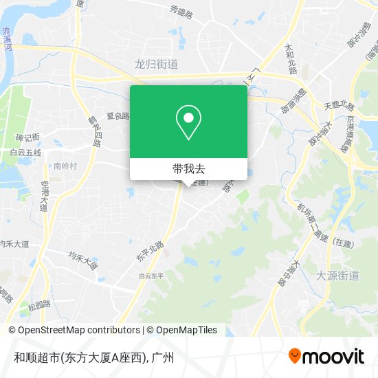 和顺超市(东方大厦A座西)地图