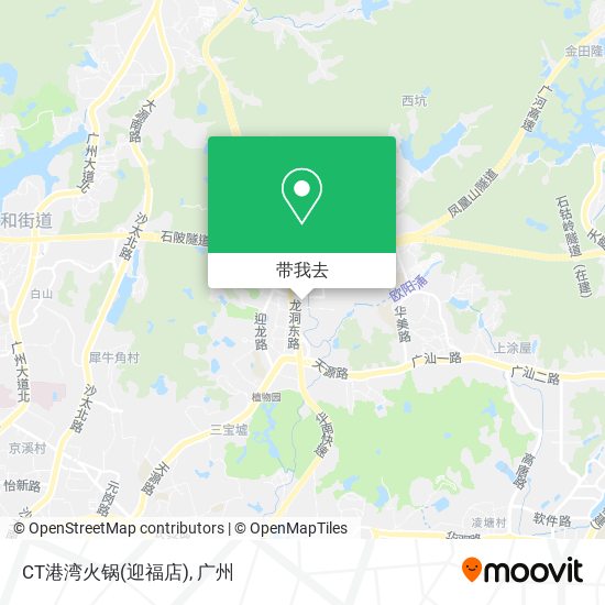 CT港湾火锅(迎福店)地图