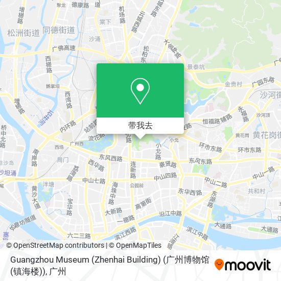 Guangzhou Museum (Zhenhai Building) (广州博物馆 (镇海楼))地图