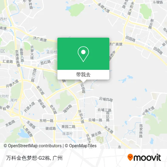 万科金色梦想-G2栋地图