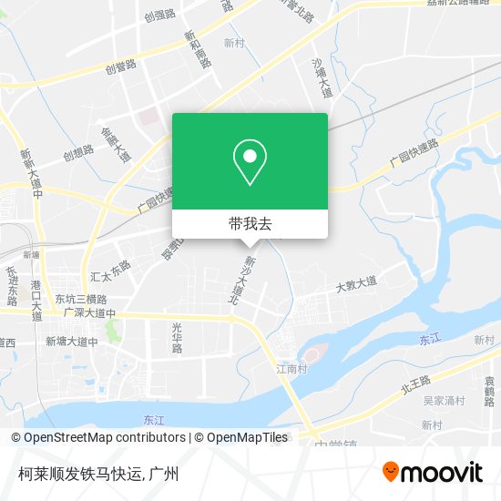 柯莱顺发铁马快运地图