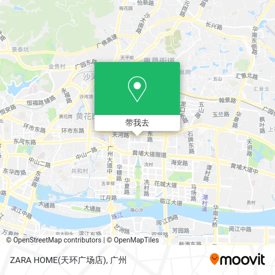 ZARA HOME(天环广场店)地图