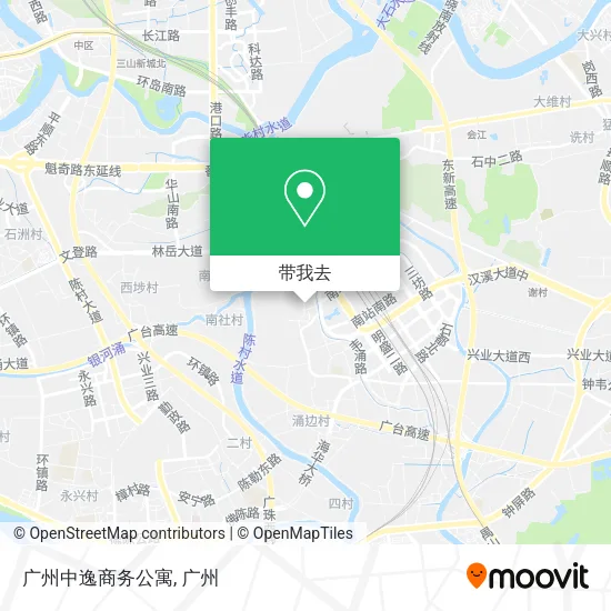 广州中逸商务公寓地图