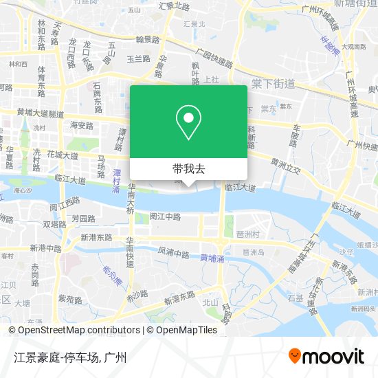 江景豪庭-停车场地图
