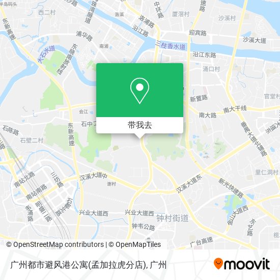 广州都市避风港公寓(孟加拉虎分店)地图