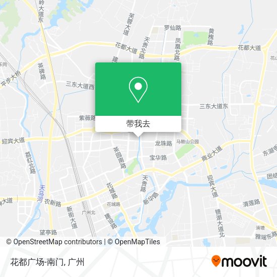 花都广场-南门地图