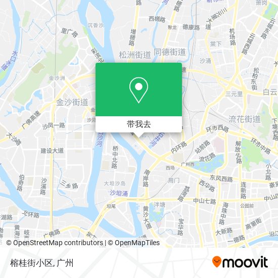 榕桂街小区地图
