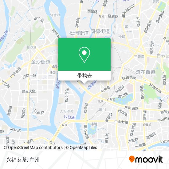 兴福茗茶地图