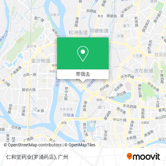 仁和堂药业(罗涌药店)地图