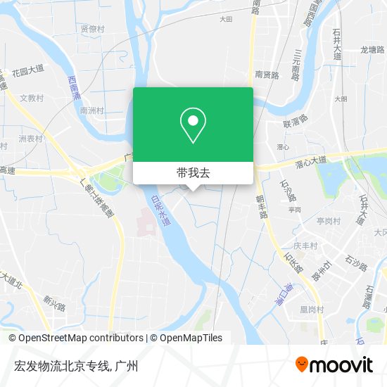 宏发物流北京专线地图