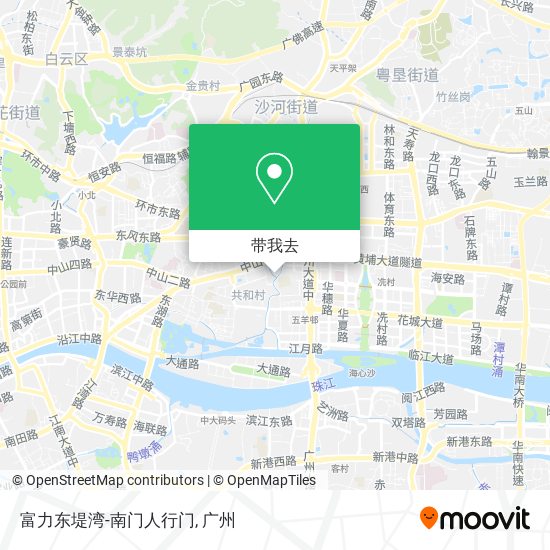 富力东堤湾-南门人行门地图