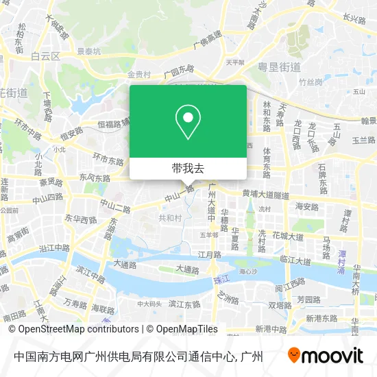 中国南方电网广州供电局有限公司通信中心地图