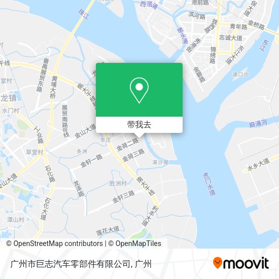 广州市巨志汽车零部件有限公司地图