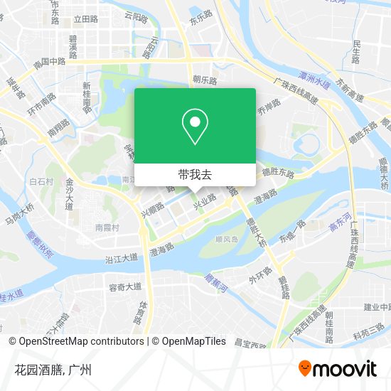 花园酒膳地图