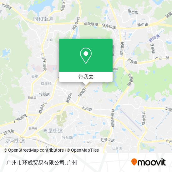 广州市环成贸易有限公司地图