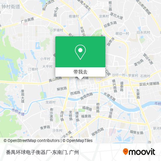 番禺环球电子衡器厂-东南门地图