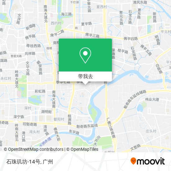石珠玑坊-14号地图