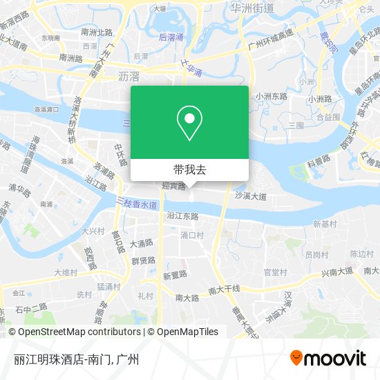 丽江明珠酒店-南门地图