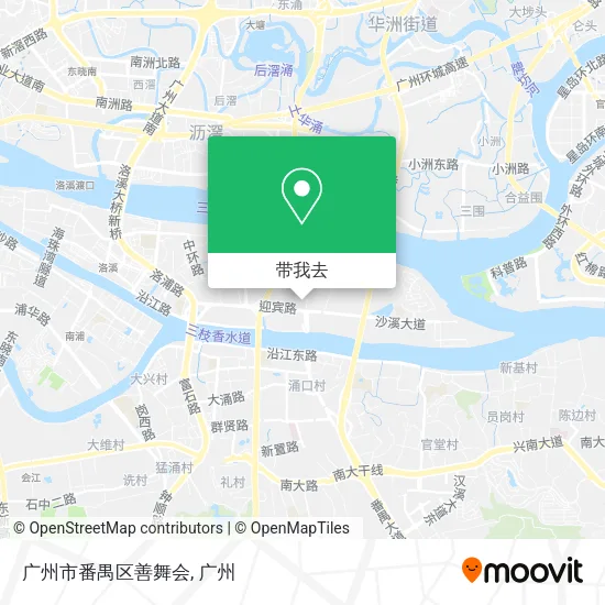 广州市番禺区善舞会地图