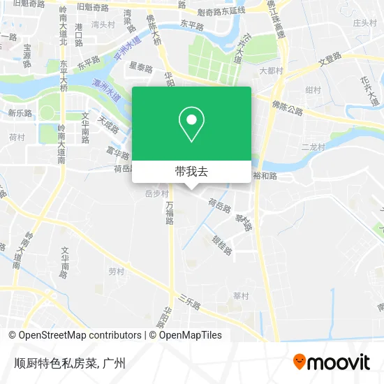 顺厨特色私房菜地图