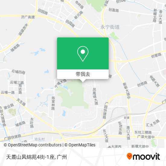 天麓山凤锦苑4街-1座地图