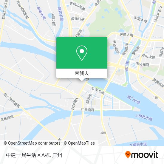中建一局生活区A栋地图
