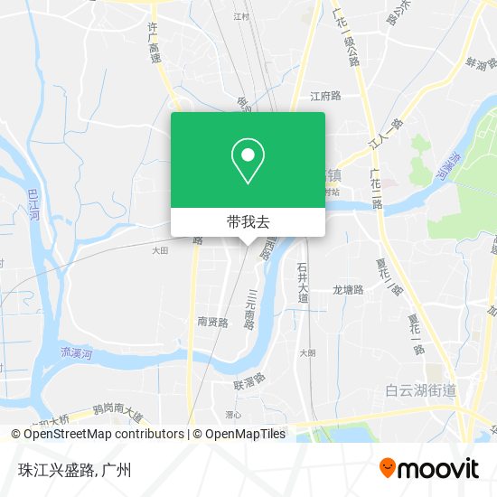 珠江兴盛路地图