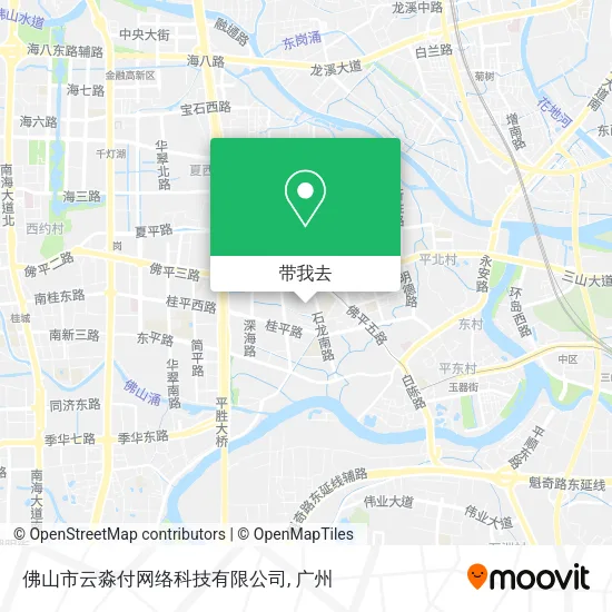 佛山市云淼付网络科技有限公司地图