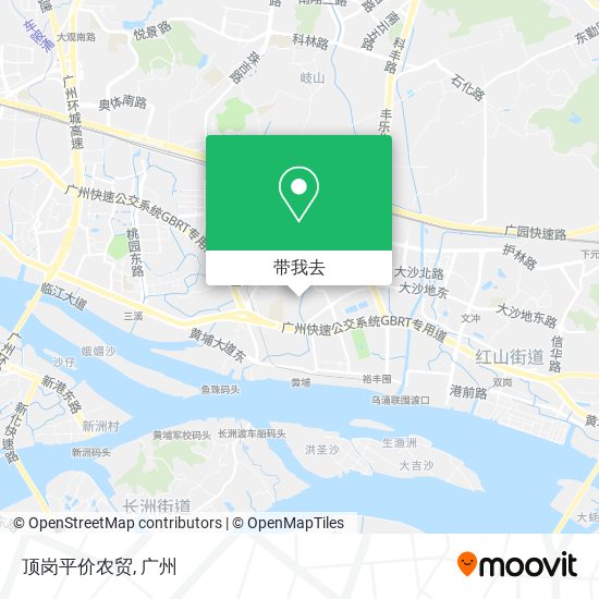 顶岗平价农贸地图