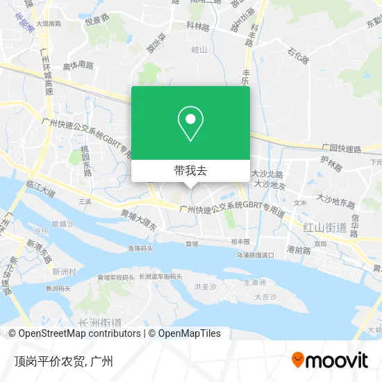 顶岗平价农贸地图