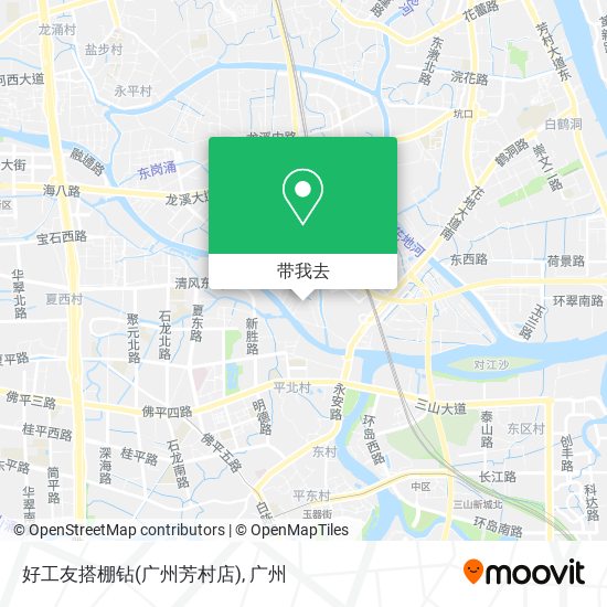 好工友搭棚钻(广州芳村店)地图