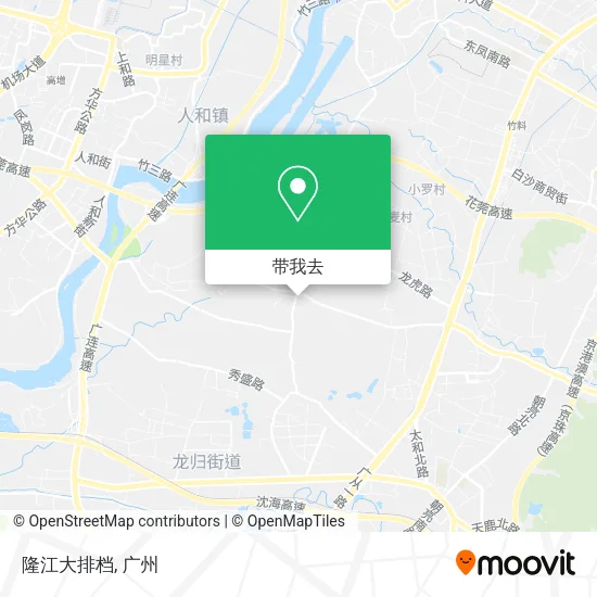 隆江大排档地图