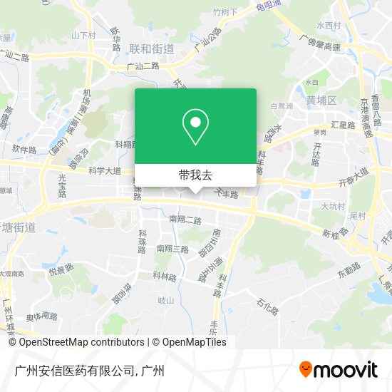 广州安信医药有限公司地图