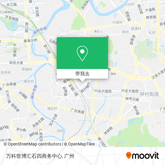 万科世博汇石四商务中心地图