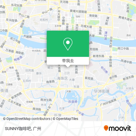 SUNNY咖啡吧地图