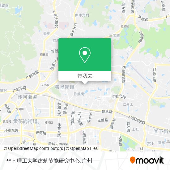 华南理工大学建筑节能研究中心地图
