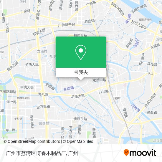 广州市荔湾区博睿木制品厂地图