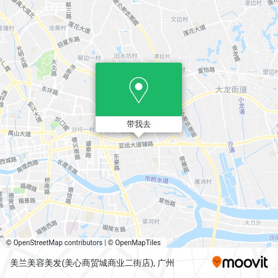 美兰美容美发(美心商贸城商业二街店)地图