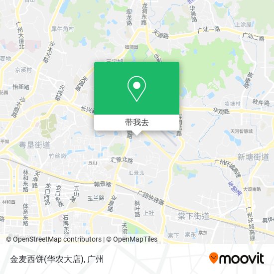 金麦西饼(华农大店)地图