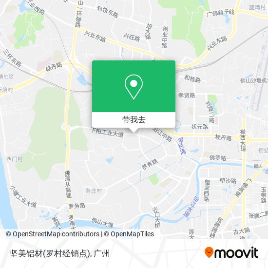 坚美铝材(罗村经销点)地图