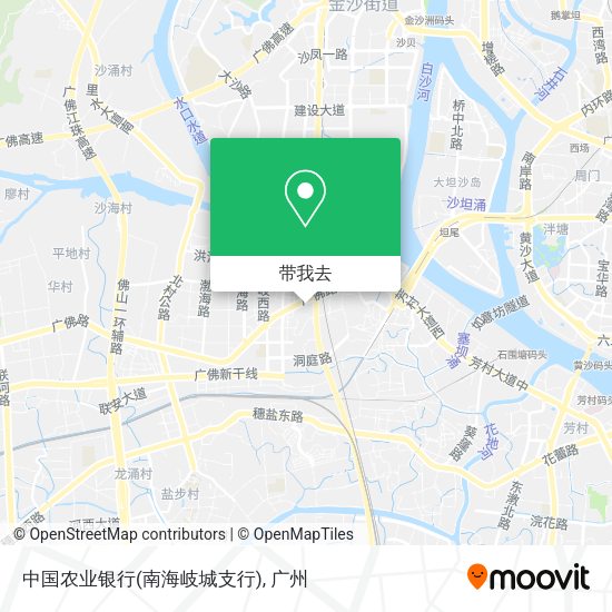 中国农业银行(南海岐城支行)地图
