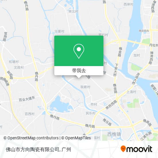 佛山市方向陶瓷有限公司地图