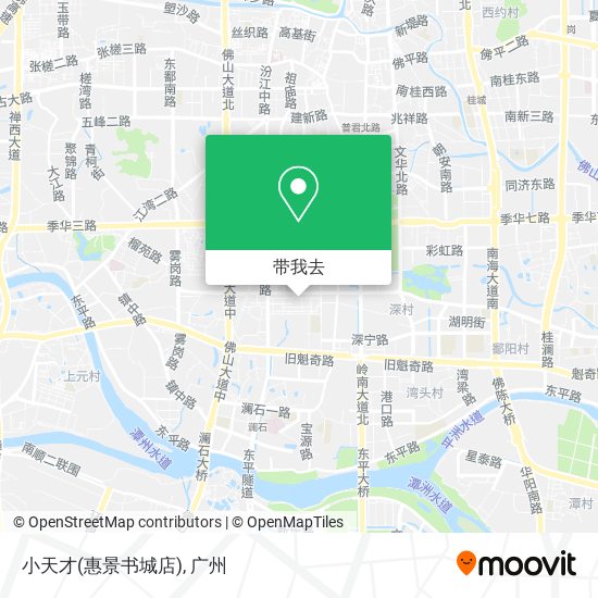 小天才(惠景书城店)地图