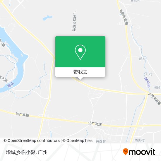 增城乡临小聚地图