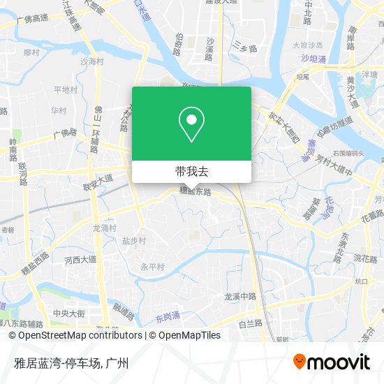 雅居蓝湾-停车场地图