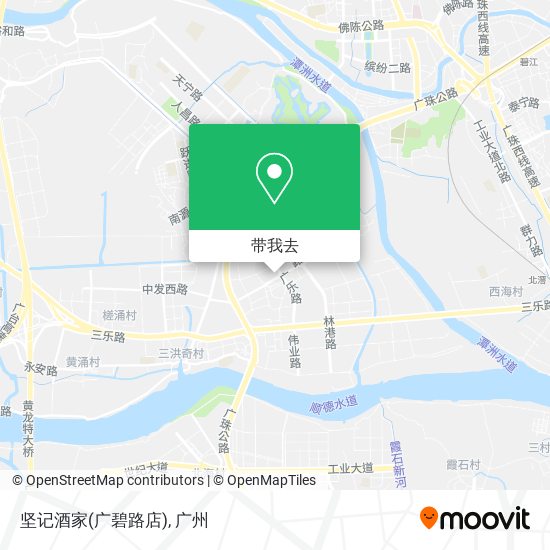 坚记酒家(广碧路店)地图