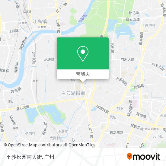 平沙松园南大街地图