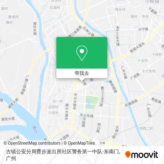 古镇公安分局曹步派出所社区警务第一中队-东南门地图