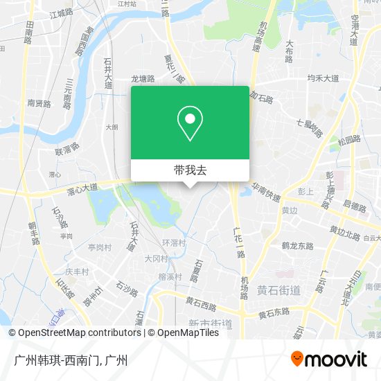 广州韩琪-西南门地图