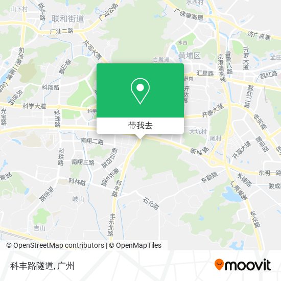 科丰路隧道地图